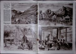 Vintage Scenes YMCA National Camp Lake Windermere 1962 4 Page Supplement