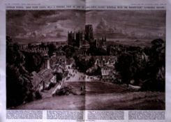 Durham School Scene from Chapel Hill 1960 4 Page Supplement.