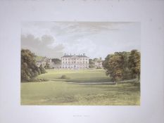 Howick Hall Northumberland 160 Years-Old Gilt-Edge Coloured Antique Book Plate-25