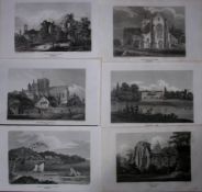 Hampshire Job-Lot Antique 221 Years-Old Georgian Steel-Engravings-2.