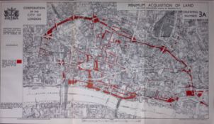City of London Post-War Reconstruction Minimum Land Acquisition 1944 Map-14