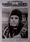 Yuri Gagarin First Man in Space Complete 64-Year-Old Newspaper