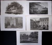 County Essex Job-Lot Antique 219 Years-Old Georgian Steel-Engravings-2