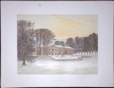 The Down House Dorset 160 Years-Old Gilt-Edge Coloured Antique Book Plate-8