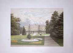 Hughenden Manor Bucks 160 Years-Old Gilt-Edge Coloured Antique Book Plate-17