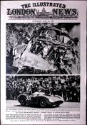 Italian Motor-Racing 13 Killed Mille Miglia Crash 1957 Front Page Cover