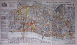 City of London Post-War Reconstruction Height Buildings Zoning 1944 Map-2
