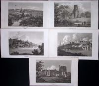 Shropshire Job-Lot Antique 213 Years-Old Georgian Steel-Engravings-4