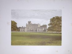 Locko Park Derby 160 Years-Old Gilt-Edge Antique Coloured Book Plate-33