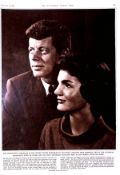 JF Kennedy & Jacqueline America’s Dream Couple 1960 Front Page Cover