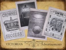 Job-Lot 30 Antique Victorian Advert Prints- Pears, Bovril, Cadburys, Birds Custard, Frys, Etc.