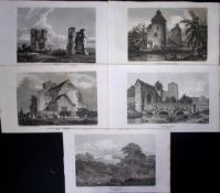 County Essex Job-Lot Antique 219 Years-Old Georgian Steel-Engravings-3