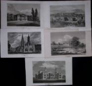 Wiltshire Job-Lot Antique 212 Years-Old Georgian Steel-Engravings-1