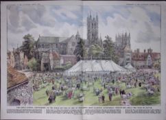 Vintage Scenes of The Kings School Canterbury 1960 4 Page Supplement