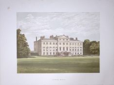 Lathom House Lancashire 160 Years-Old Gilt-Edge Coloured Antique Book Plate-18