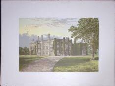 Drakelowe Hall Derbyshire 160 Years-Old Gilt-Edge Antique Book Plate-31