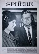 The President Elect JFK & Jackie Kennedy Front Page Newspaper Picture