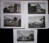 County Kent Job-Lot Antique 218 Years-Old Georgian Steel-Engravings-6