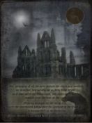 Dracula Original Mounted 1897 Victorian Penny Metal Art Display