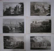 Warwickshire Job-Lot Antique 212 Years-Old Georgian Steel-Engravings-2.