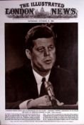 JF Kennedy The Cuban Missile Crisis 1962 Vintage Front Page Cover