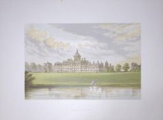 Castle Howard Yorkshire 160 Years-Old Gilt-Edge Coloured Antique Book Plate-24