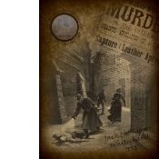 1888 Penny The Year Jack The Ripper Terrorising Victorian London Metal Art Display
