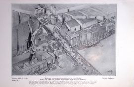 City of London Post-War Reconstruction London Bridge-Head 1944 Map-34