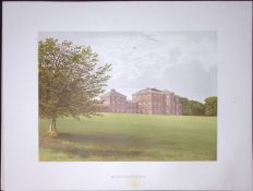 Mersham-Le-Hatch Kent 160 Years-Old Gilt-Edge Coloured Antique Book Plate-11