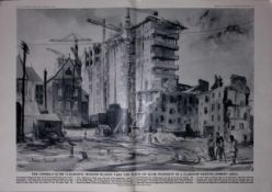 Glasgow The Gorbals Slum Property Clearance 1964 Double Page.