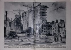 Glasgow The Gorbals Slum Property Clearance 1964 Double Page.