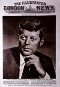 JF Kennedy American Democratic Candidate 1960 Front Page Cover