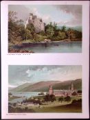 Scotland Highlands Fort Augustus & Invergarry Loch Oich Antique Print-51