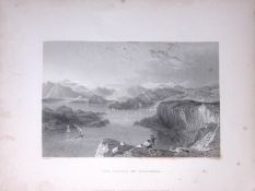 The Sound Of Kerrera Scotland 188 Years-Old Antique Steel Engraving-42