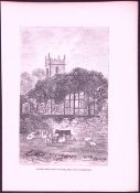 Ashby -De-La-Zouch Country Towns of Britain 145-Year-Old Woodcut Illustration-16