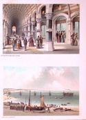 Brighton The Aquarium & Chain Pier Victorian Coloured Antique Print-30