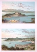 Scotland Oban & Dunstaffnage Castle & Loch 1889 Antique Print-62