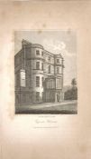 The Queens House Views of Bath Regency Era Antique 207 Years-Old Georgian Print-20