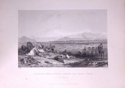 Battle of Culloden Moor Scotland W Beattie 188 Years-Old Antique Steel Engraving-28
