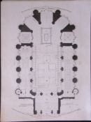 Westminster Abbey London 190 Years-Old John Britton Antique Steel Engraving-192