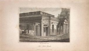 The Hot Bath Views of Bath Regency Era Antique 207 Years-Old Georgian Print-6