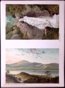 Scotland Highlands Loch Ness Above The Fall of Foyers Antique Print-52