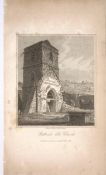 Bathwick Old Church Views of Bath Regency Era Antique 207 Years-Old Georgian Print-9