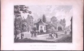 Harrogate Sulphur Springs Yorkshire 198 Years-Old Thomas Allen Antique Steel Engraving-22