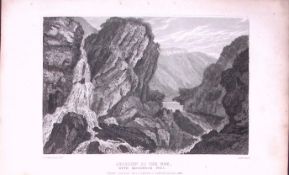 Junction of The Ure Yorkshire 198 Years-Old Thomas Allen Antique Steel Engraving-8