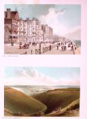 Brighton Marines Parade & The Devils Dyke Victorian Antique Print-29