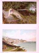 Isle of Wight Shanklin Chine & Ventor Victorian Antique Double Print-49