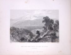 Loch Ness Scotland W Beattie 188 Years-Old Antique Steel Engraving-31