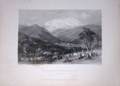 Strathpeffee Mineral Wells Scotland 188 Years-Old W Beattie Antique Steel Engraving-61