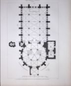 The Temple Church London Rare John Britton 191 Years-Old Antique Steel Engraving-21